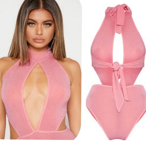 PrettyLittleThing Tops - 🎈Pretty Little Thing Bodysuit, NWT, Sz US 10